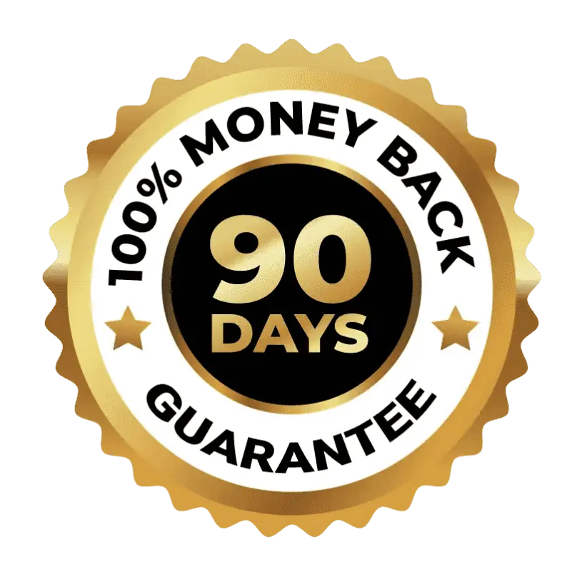 90-Day Money Back Guarantee Badge